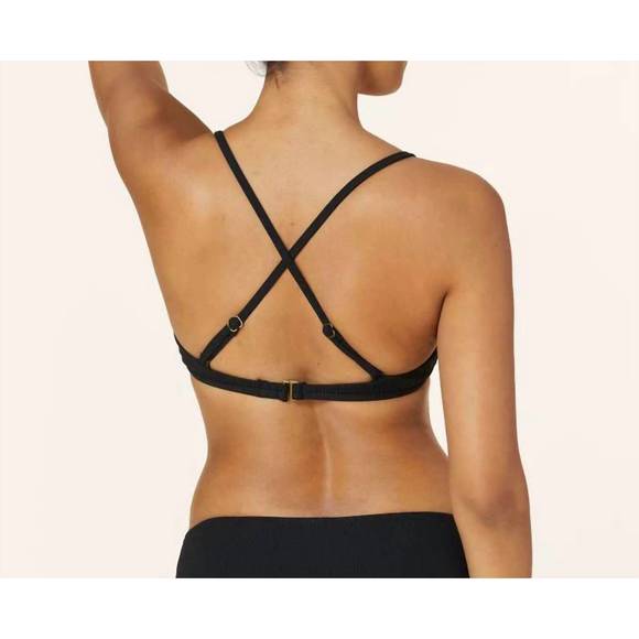 NEW ANDIE SWIM the valencia top in black - Picture 2 of 4